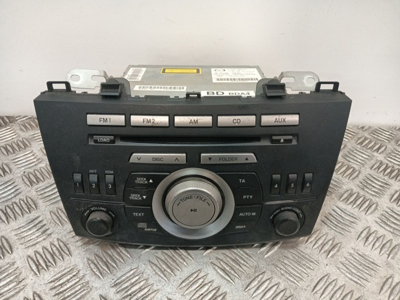 Recambio de sistema audio / radio cd para mazda 3 lim. (bl) referencia OEM IAM 14799928 BDA466AR0B 