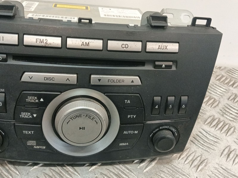 Recambio de sistema audio / radio cd para mazda 3 lim. (bl) referencia OEM IAM 14799928 BDA466AR0B 