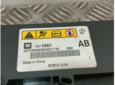 Recambio de centralita airbag para opel astra j lim. 1.6 16v cat referencia OEM IAM 13575683   2