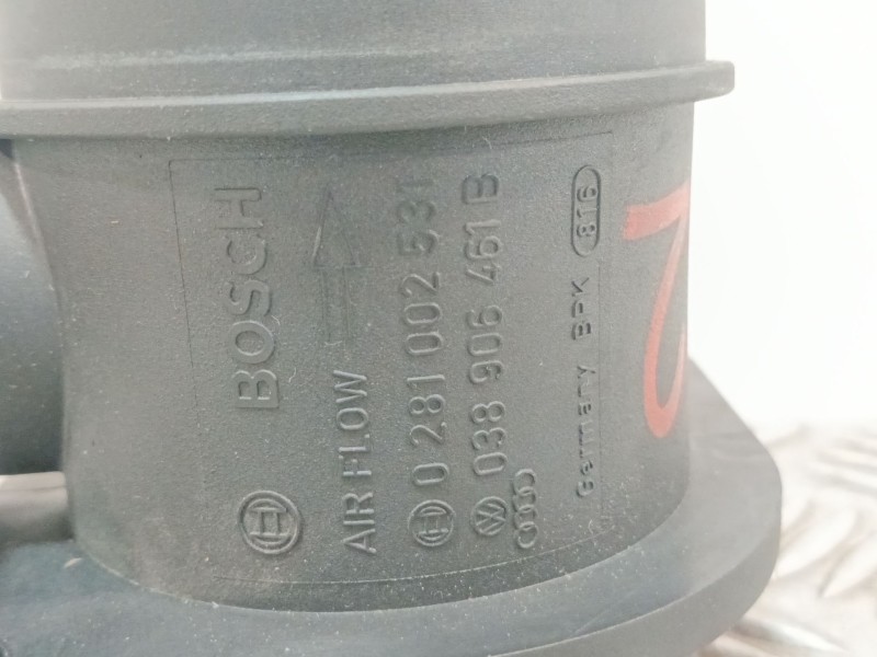Recambio de caudalimetro para volkswagen golf v (1k1) 1.9 tdi referencia OEM IAM 038906461B 0281002531 
