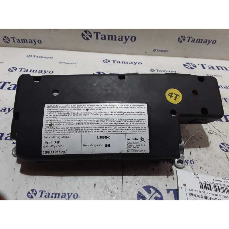 Recambio de airbag lateral delantero derecho para volkswagen golf iv berlina (1j1) 1.4 16v referencia OEM IAM 1J4880240  