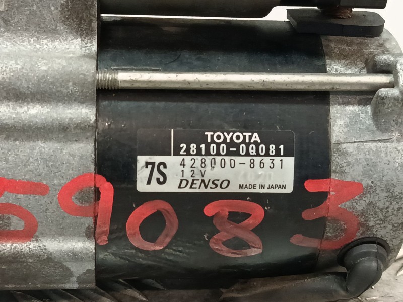 Recambio de motor arranque para toyota yaris (_p13_) 1.0 (ksp130) referencia OEM IAM 281000Q081  