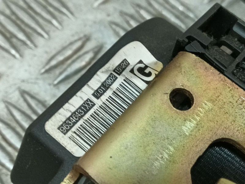 Recambio de cinturon seguridad delantero izquierdo para peugeot 307 (3a/c) 2.0 hdi 90 referencia OEM IAM 96346431XX  