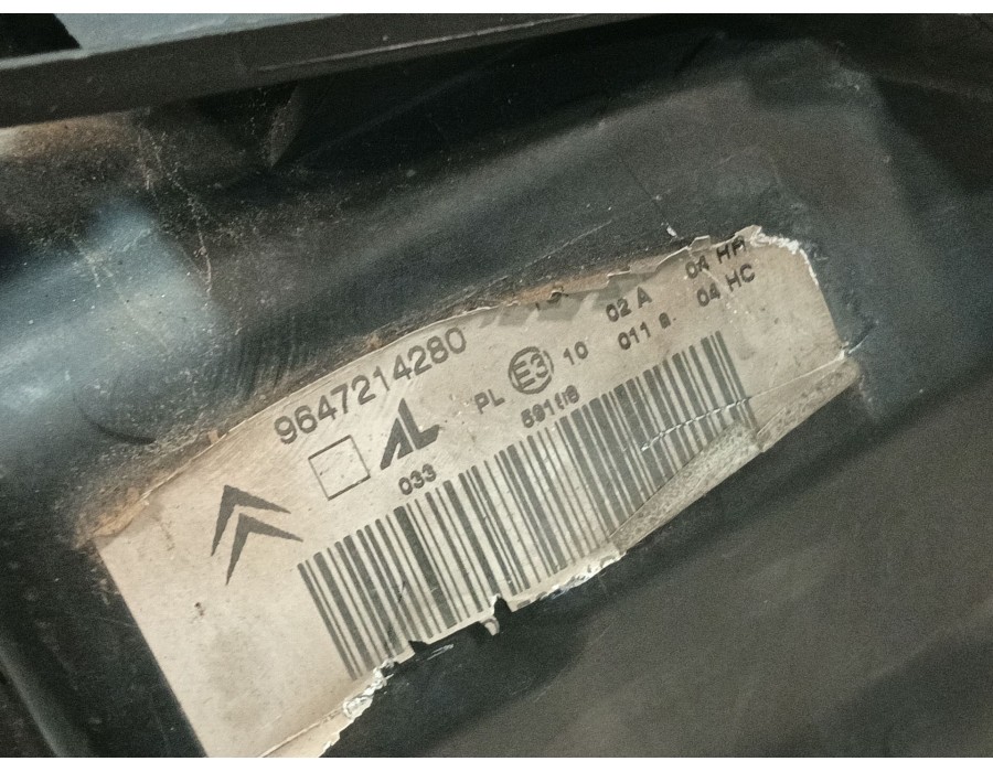 Recambio de faro izquierdo para citroën c3 i (fc_, fn_) 1.4 i referencia OEM IAM 9647214280 41210748S 