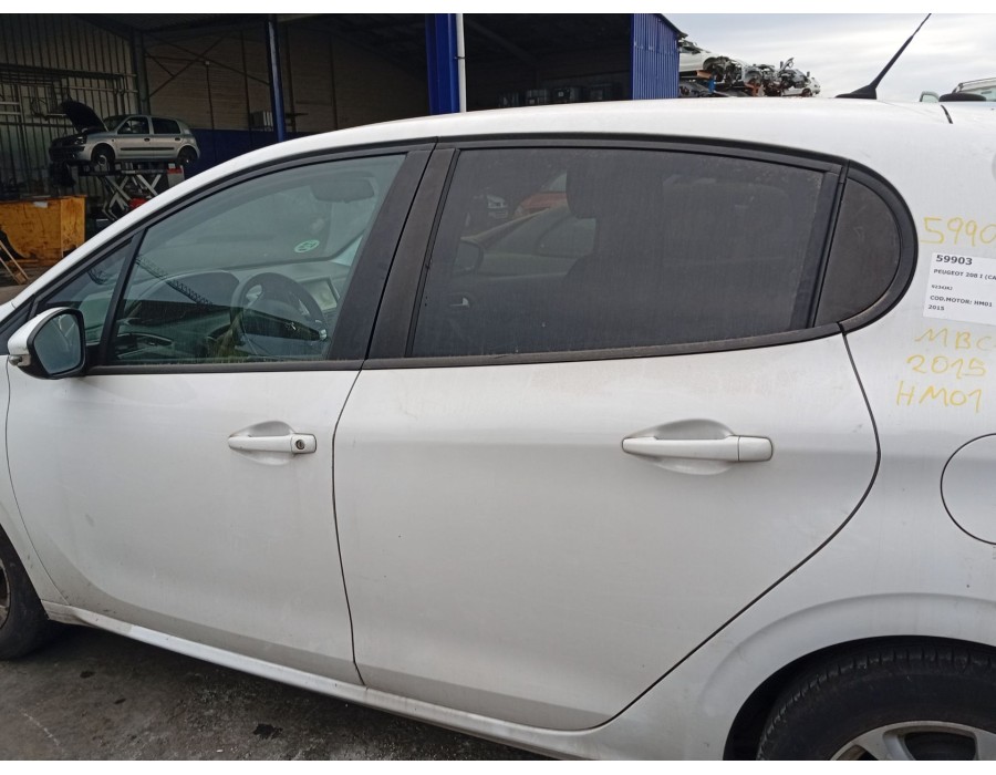 Recambio de puerta trasera izquierda para peugeot 208 i (ca_, cc_) 1.2 vti 82 referencia OEM IAM 9671907580  