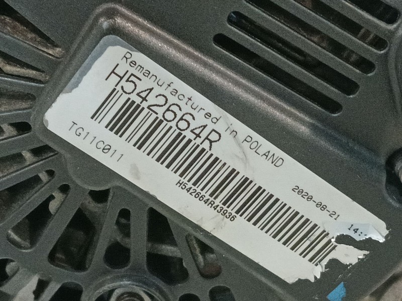 Recambio de alternador para renault grand scénic ii (jm0/1_) 1.5 dci (jm1e) referencia OEM IAM H542664R  