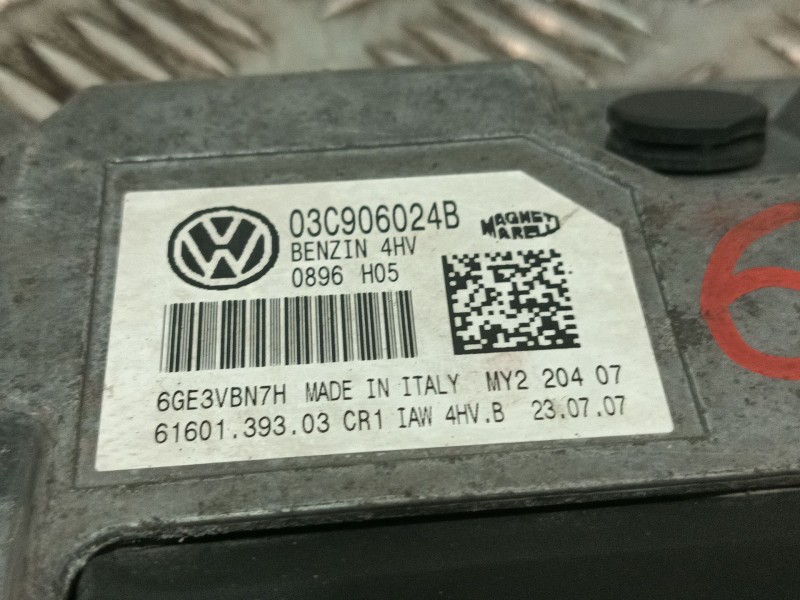 Recambio de centralita motor uce para skoda fabia ii (542) 1.4 referencia OEM IAM 03C906024B  