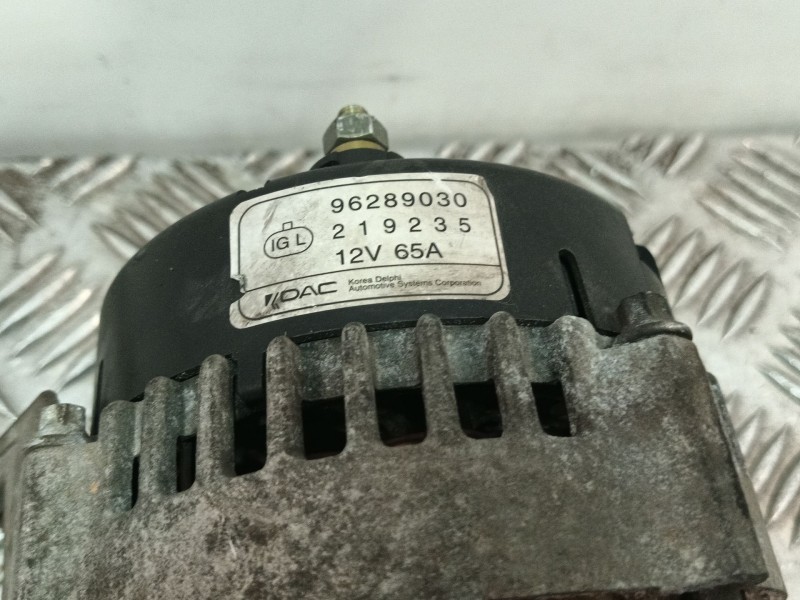Recambio de alternador para chevrolet matiz (m200, m250) 1.0 referencia OEM IAM 96289030  