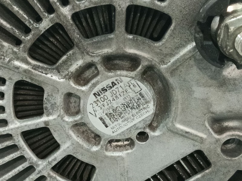 Recambio de alternador para nissan qashqai i (j10, nj10) 2.0 dci referencia OEM IAM 23100JD71A  