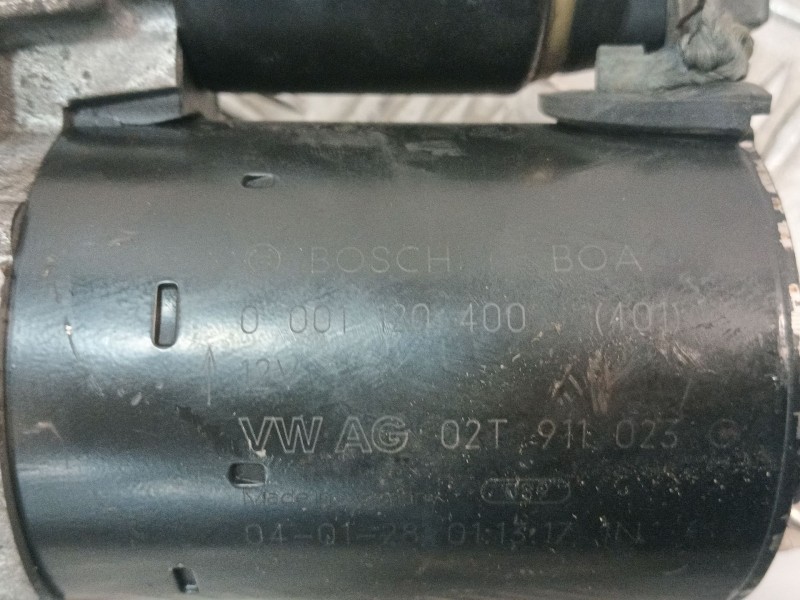 Recambio de motor arranque para seat ibiza iii (6l1) 1.4 16v referencia OEM IAM 02T911023G 0001120400 