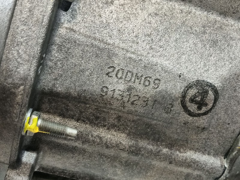 Recambio de caja cambios para peugeot 307 (3a/c) 1.6 hdi 110 referencia OEM IAM 20DM69  