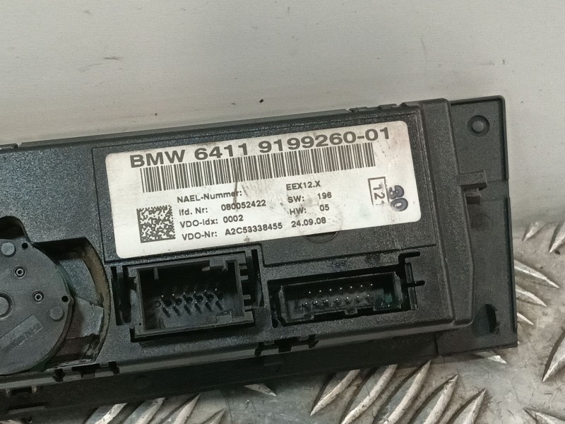 Recambio de mando climatizador para bmw 1 (e81) 118 d referencia OEM IAM 6411919926001 A2C53338455 