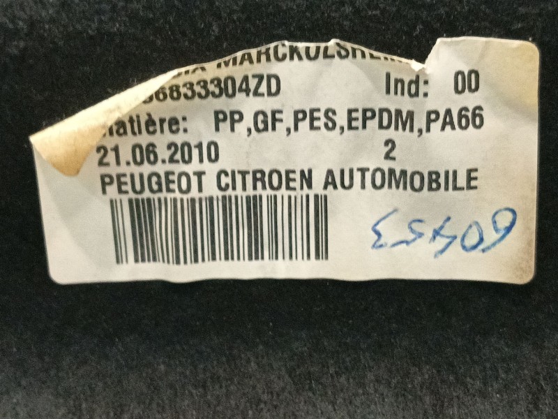 Recambio de bandeja trasera para citroën c3 ii (sc_) 1.1 i referencia OEM IAM 96833304ZD  