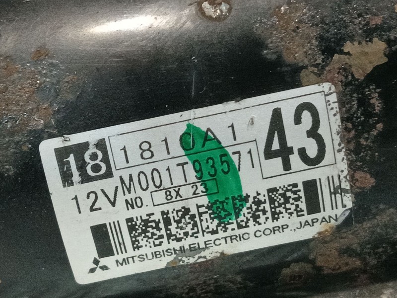 Recambio de motor arranque para mitsubishi lancer berlina (cy0) referencia OEM IAM M001T93571  