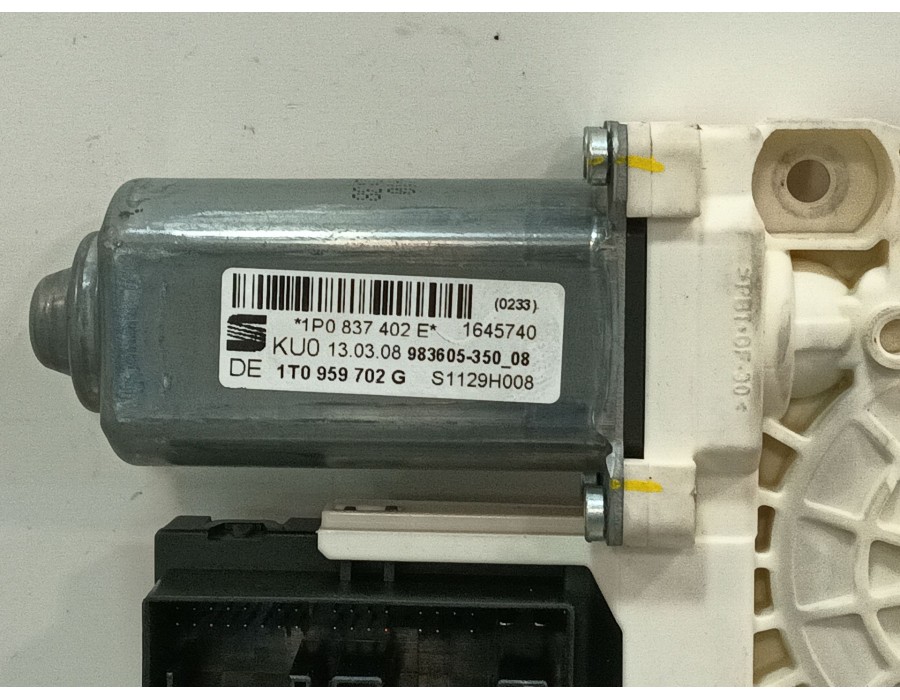 Recambio de motor elevalunas delantero derecho para seat leon (1p1) 1.9 tdi referencia OEM IAM 1T0959702G 98360535008 