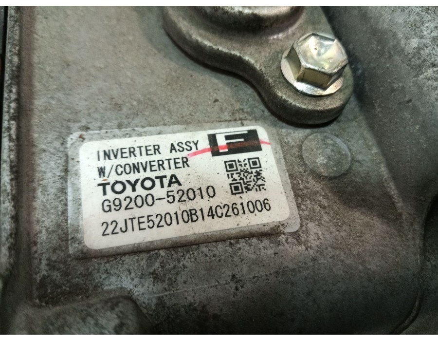 Recambio de inversor / generador hibrido para toyota yaris (_p13_) 1.5 hybrid (nhp130_) referencia OEM IAM G920052010  
