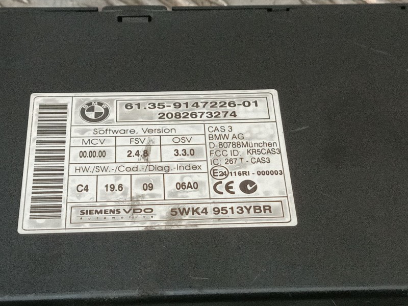 Recambio de modulo electronico para bmw 1 (e81) 118 d referencia OEM IAM 6135914722601  