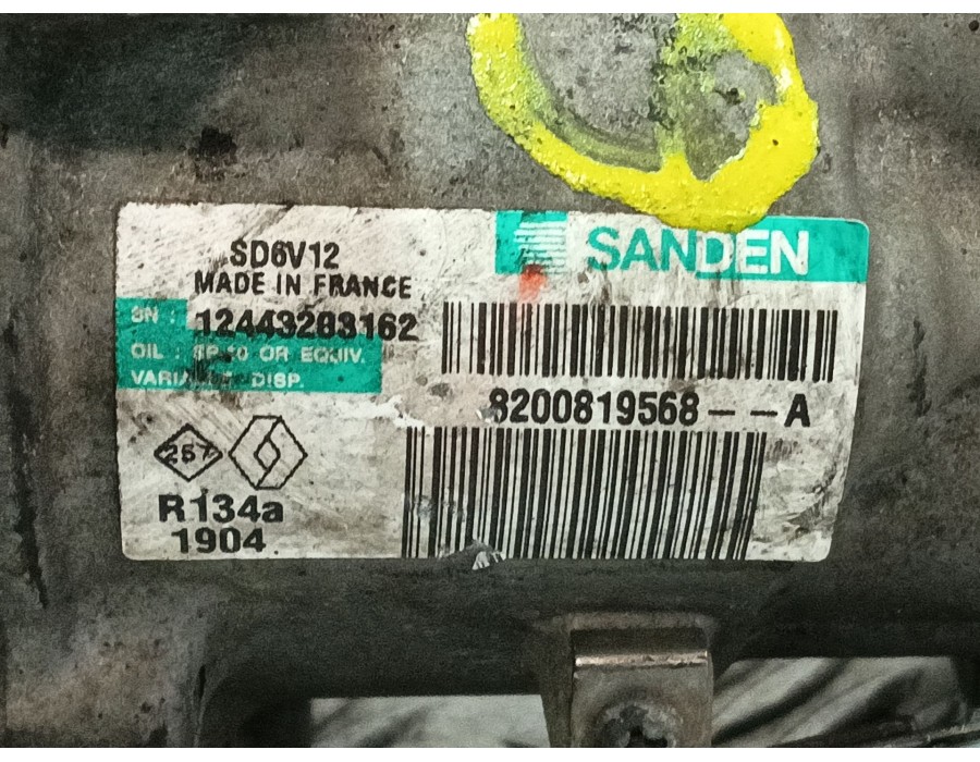 Recambio de compresor aire acondicionado para renault wind (e4m_) 1.2 tce 100 (e4mf) referencia OEM IAM 8200819568  