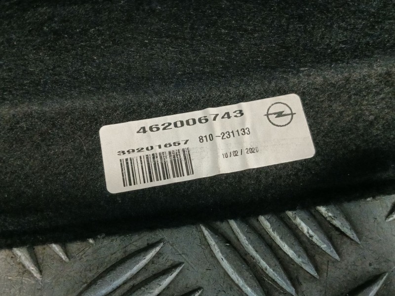 Recambio de bandeja trasera para opel crossland x / crossland (p17, p2qo) 1.2 (75) referencia OEM IAM 462006743 YQ006568YX 