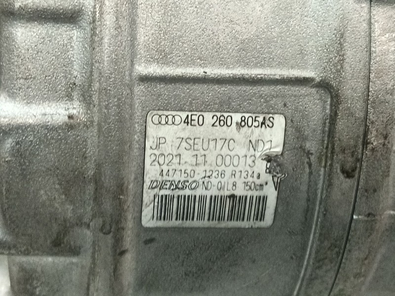 Recambio de compresor aire acondicionado para audi q7 (4lb) 4.2 fsi quattro referencia OEM IAM 4E0260805AS  