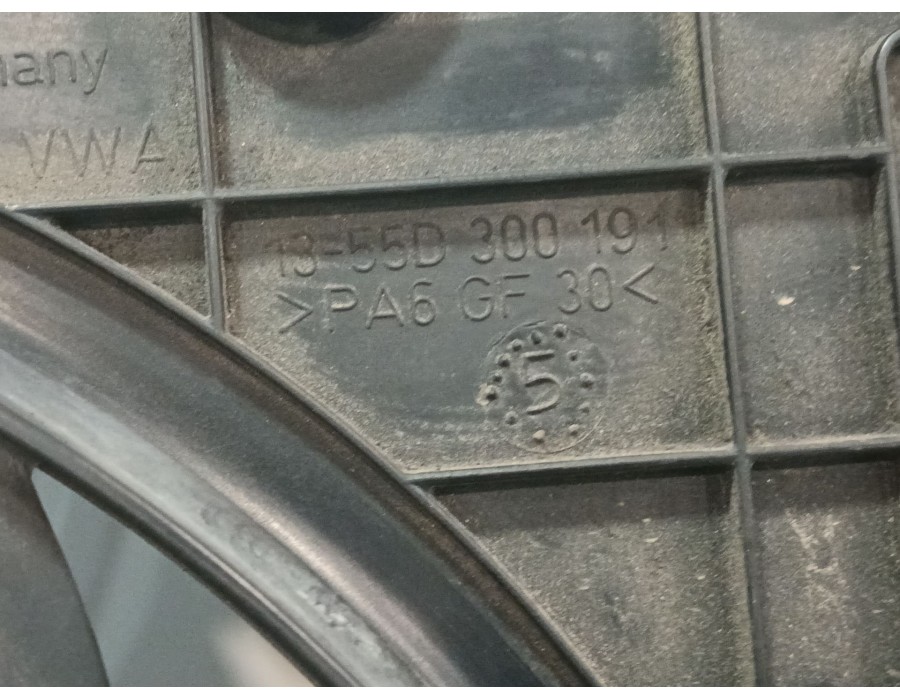 Recambio de electroventilador para volkswagen golf v (1k1) 2.0 tdi 16v referencia OEM IAM 1K0121207AA 1K0121205G 1355D300191