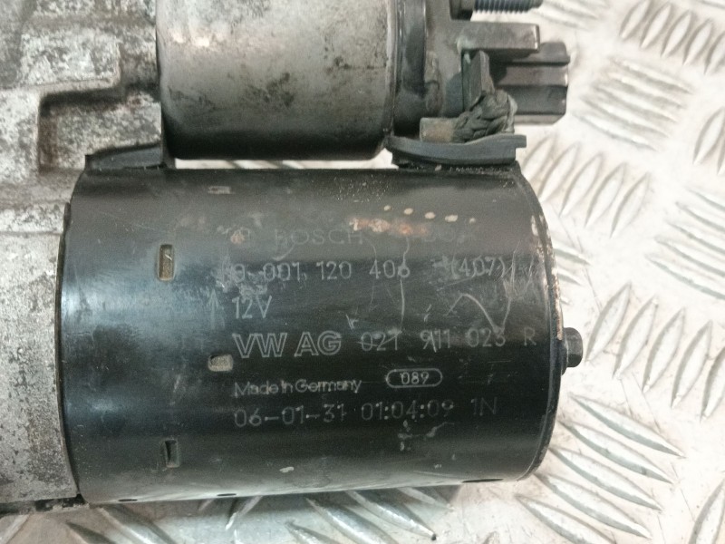 Recambio de motor arranque para volkswagen polo iv (9n_, 9a_) 1.4 16v referencia OEM IAM 02T911023R 0001120406 