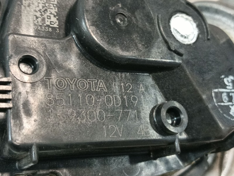 Recambio de motor limpia delantero para toyota yaris (_p13_) 1.0 (ksp130) referencia OEM IAM 851100D191  
