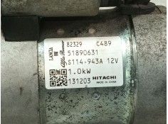 Recambio de motor arranque para fiat panda (312_, 319_) 1.2 (312pxa1a) referencia OEM IAM 51890631   2