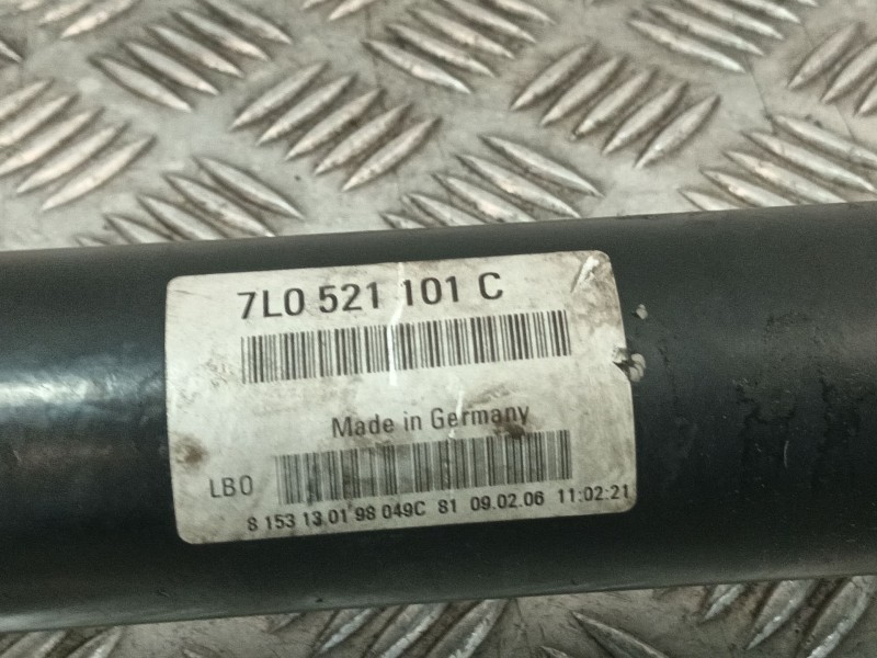 Recambio de transmision central trasera para audi q7 (4lb) 4.2 fsi quattro referencia OEM IAM 7L0521101C  