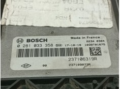 Recambio de centralita motor uce para renault kadjar (ha_, hl_) 1.6 dci 130 referencia OEM IAM 237106319R 237109073R 0281033358 2
