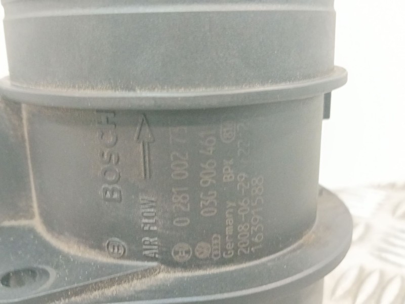 Recambio de caudalimetro para audi a3 sportback (8pa) 2.0 tdi 16v referencia OEM IAM 03G906461 0281002735 