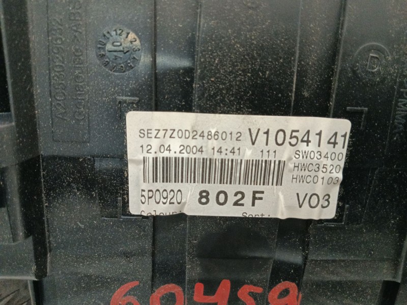 Recambio de cuadro instrumentos para seat altea (5p1) 1.6 referencia OEM IAM 5P0920802F  