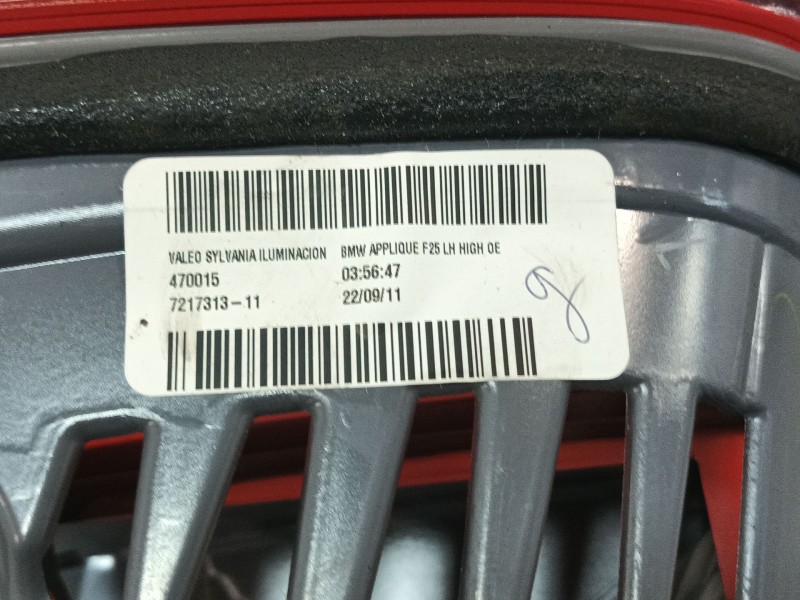 Recambio de piloto trasero izquierdo interior para bmw x3 (f25) xdrive 20 d referencia OEM IAM 63217217313 7217313 