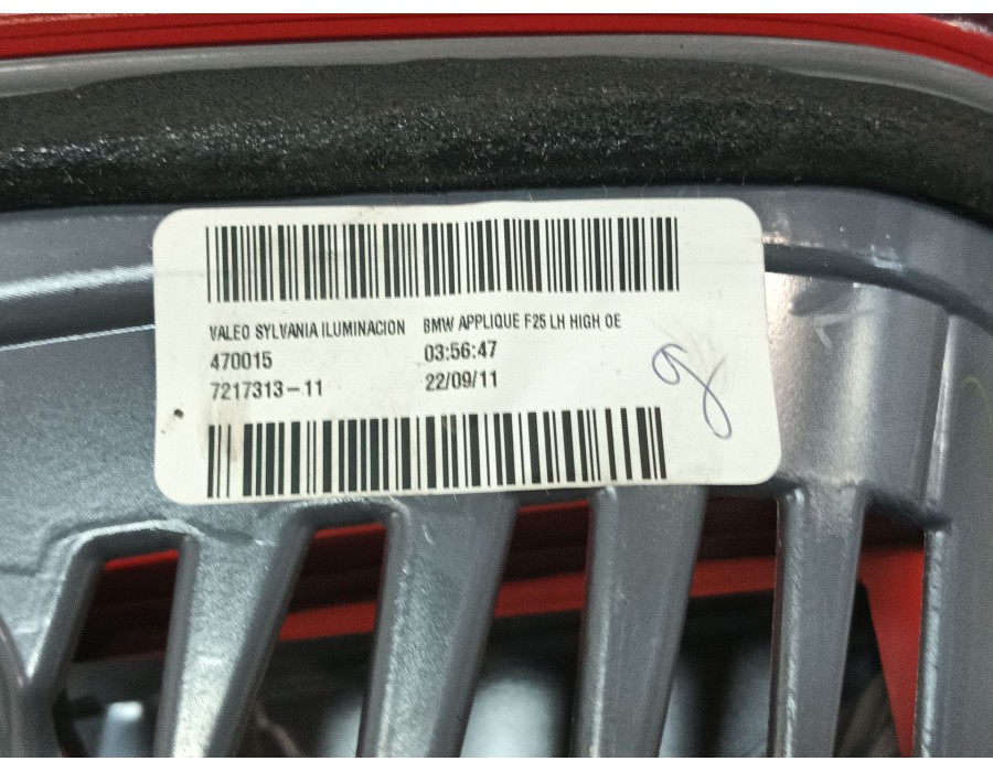 Recambio de piloto trasero izquierdo interior para bmw x3 (f25) xdrive 20 d referencia OEM IAM 63217217313 7217313 