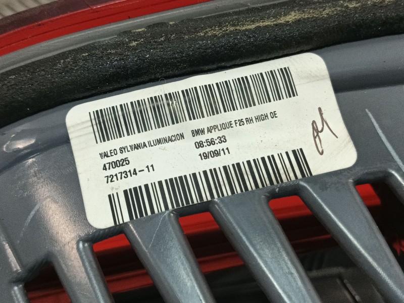 Recambio de piloto trasero derecho interior para bmw x3 (f25) xdrive 20 d referencia OEM IAM 63217217314 7217314 