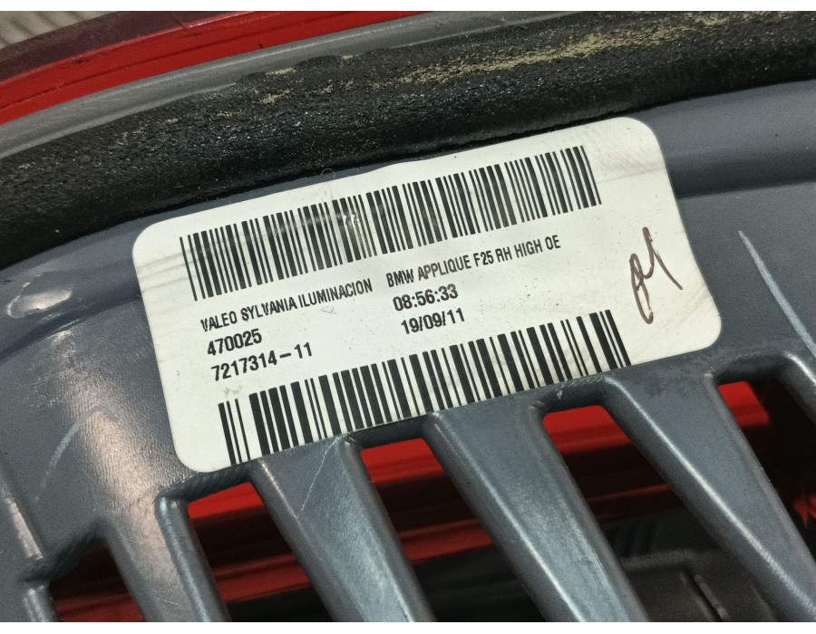 Recambio de piloto trasero derecho interior para bmw x3 (f25) xdrive 20 d referencia OEM IAM 63217217314 7217314 