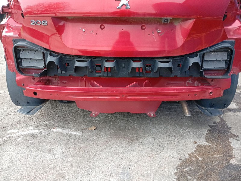 Recambio de refuerzo paragolpes trasero para peugeot 208 1.2 16v vti referencia OEM IAM 1607271980  