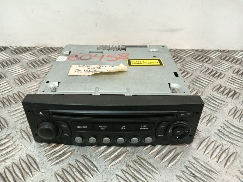 Recambio de sistema audio / radio cd para peugeot 307 (3a/c) 1.6 16v referencia OEM IAM 9659139977 7645038392 