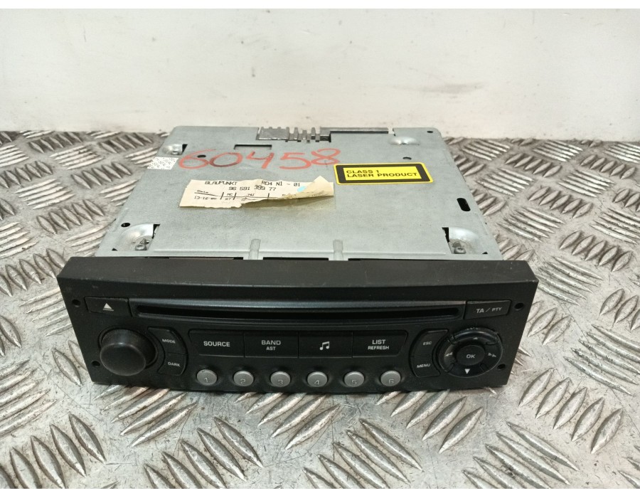 Recambio de sistema audio / radio cd para peugeot 307 (3a/c) 1.6 16v referencia OEM IAM 9659139977 7645038392 