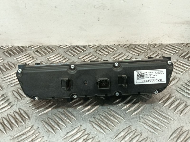 Recambio de mando climatizador para opel crossland x / crossland (p17, p2qo) 1.2 (75) referencia OEM IAM 98226305YX  