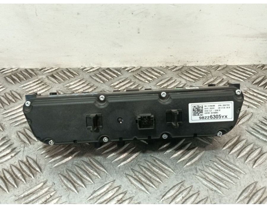 Recambio de mando climatizador para opel crossland x / crossland (p17, p2qo) 1.2 (75) referencia OEM IAM 98226305YX  