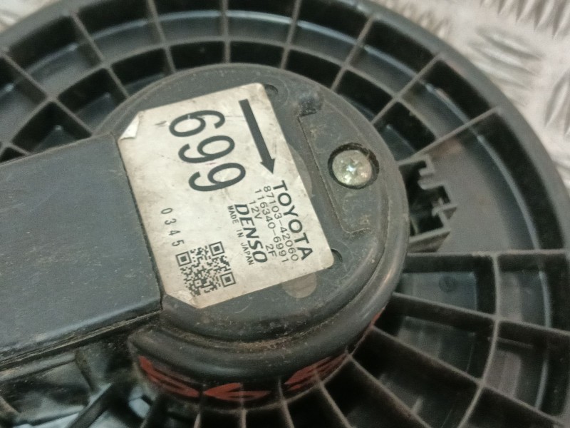 Recambio de ventilador calefaccion para toyota rav 4 (a2) 2.0 turbodiesel cat referencia OEM IAM 8710342060 1163406991 