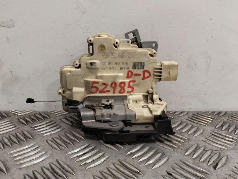 Recambio de cerradura puerta delantera derecha para volkswagen eos (1f7) 2.0 tdi referencia OEM IAM 1P1837016  