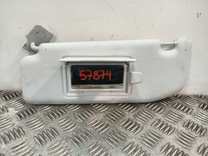 Recambio de parasol izquierdo para peugeot 208 referencia OEM IAM 16095853PR 96738898PR 