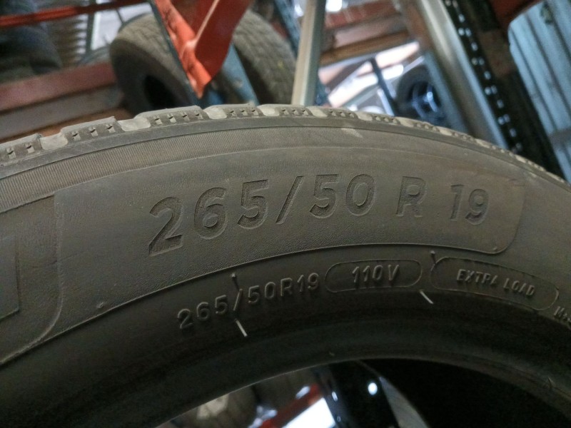 Recambio de neumatico pareja para neumatico neumatico ocasion referencia OEM IAM 265/50/19 110V MICHELIN CROSSCLIMATE SUV 