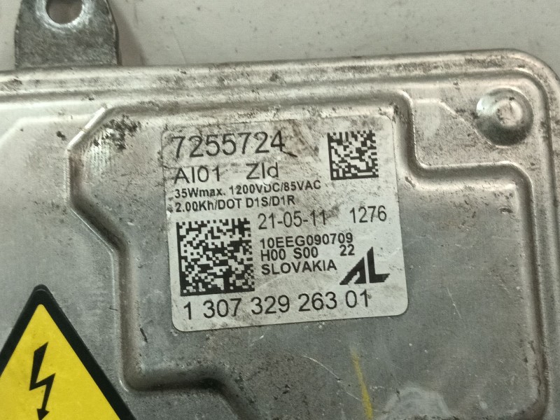 Recambio de centralita faros xenon para bmw x5 (e70) xdrive 30 d referencia OEM IAM 7255724 130732926301 