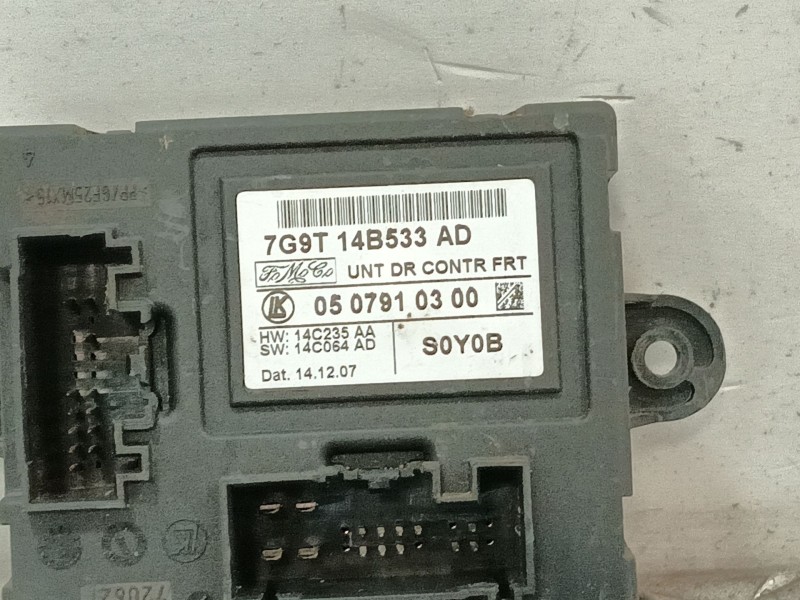Recambio de modulo electronico para ford mondeo ber. (ca2) referencia OEM IAM 7G9T14B533AD 0507910300 
