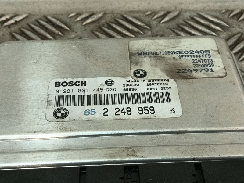 Recambio de centralita motor uce para bmw 3 (e46) 320 d referencia OEM IAM 2248959 0281001445 2249791