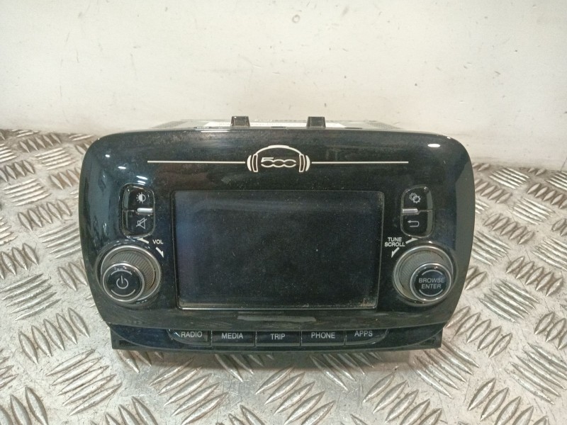 Recambio de pantalla multifuncion para fiat 500 (312) 500 referencia OEM IAM 07356248570 A2C99151903 A2C34474702