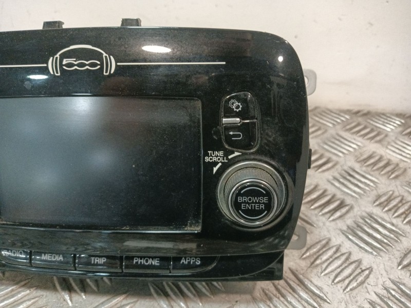 Recambio de pantalla multifuncion para fiat 500 (312) 500 referencia OEM IAM 07356248570 A2C99151903 A2C34474702